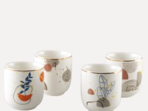 90 ml Art Deco Coffee Cups - veel van 4