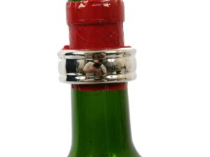 Stop zilveren metalen druppel