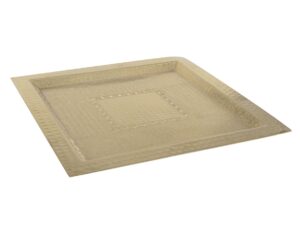 38 cm gouden vierkante dienblad