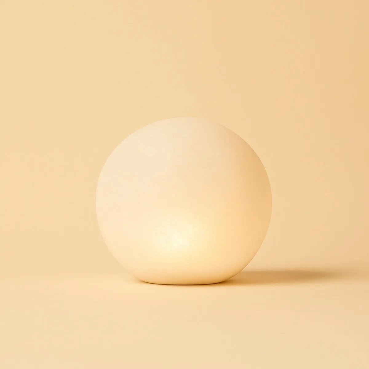 Heem Brown / Emperador Dark - Marmeren oplaadbare tafellamp - 3 lichte modi, draadloos en met glazen verwisselbare lampenkap - Afbeelding 8