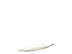 Wit decoratief aluminium gesneden 50x10.5x3,5 cm