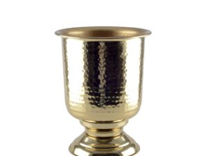 Gebouwd met gouden champagne 20x20x25cm