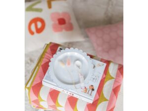 Toby -deken rood, zacht jacquard gebreide katoen