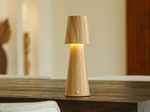 Lucas oplaadbare tafellamp – draadloos, dimbaar en opladen via USB-C