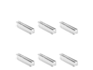 Cristal rechthoekige spies - veel van 6