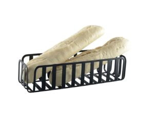 Zwarte ijzeren broodmand