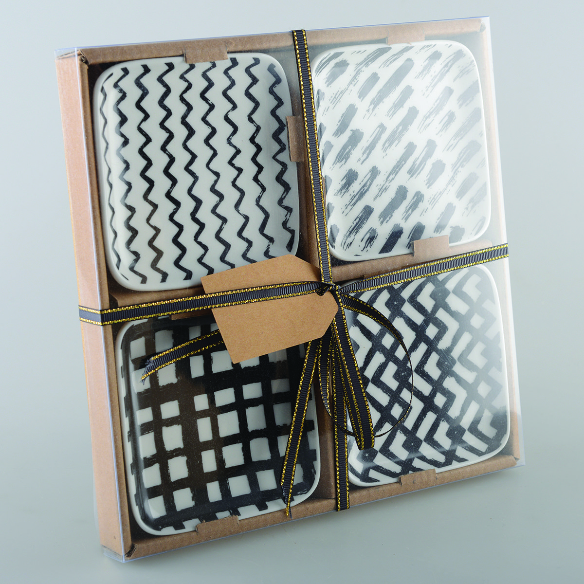 Zwart -witte bekers 9,5 cm - veel 4 - Afbeelding 4