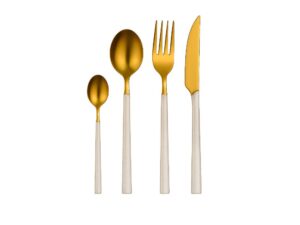 24 -Kamerhuishouden Goud met glittermouwen