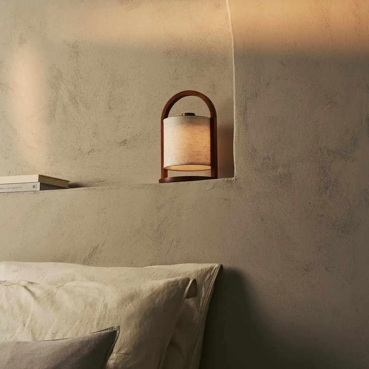 Rivierkastanje houten oplaadbare lamp - dimbaar en draadloos licht - Afbeelding 12