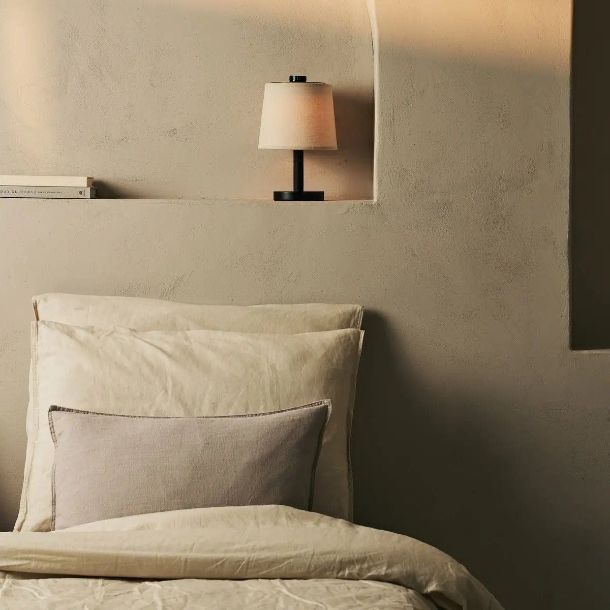 Rover zwarte houten lamp - oplaadbare, draadloze en dimbare schaduw - Afbeelding 17