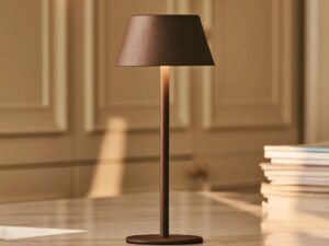 Milou Mocha Brown - Tafellamp zonder kabel L Modern, Design & 3 Light Modi