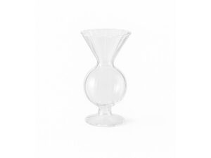 SOLIFLORE EN VERRE 6,3X6,3X12,6CM