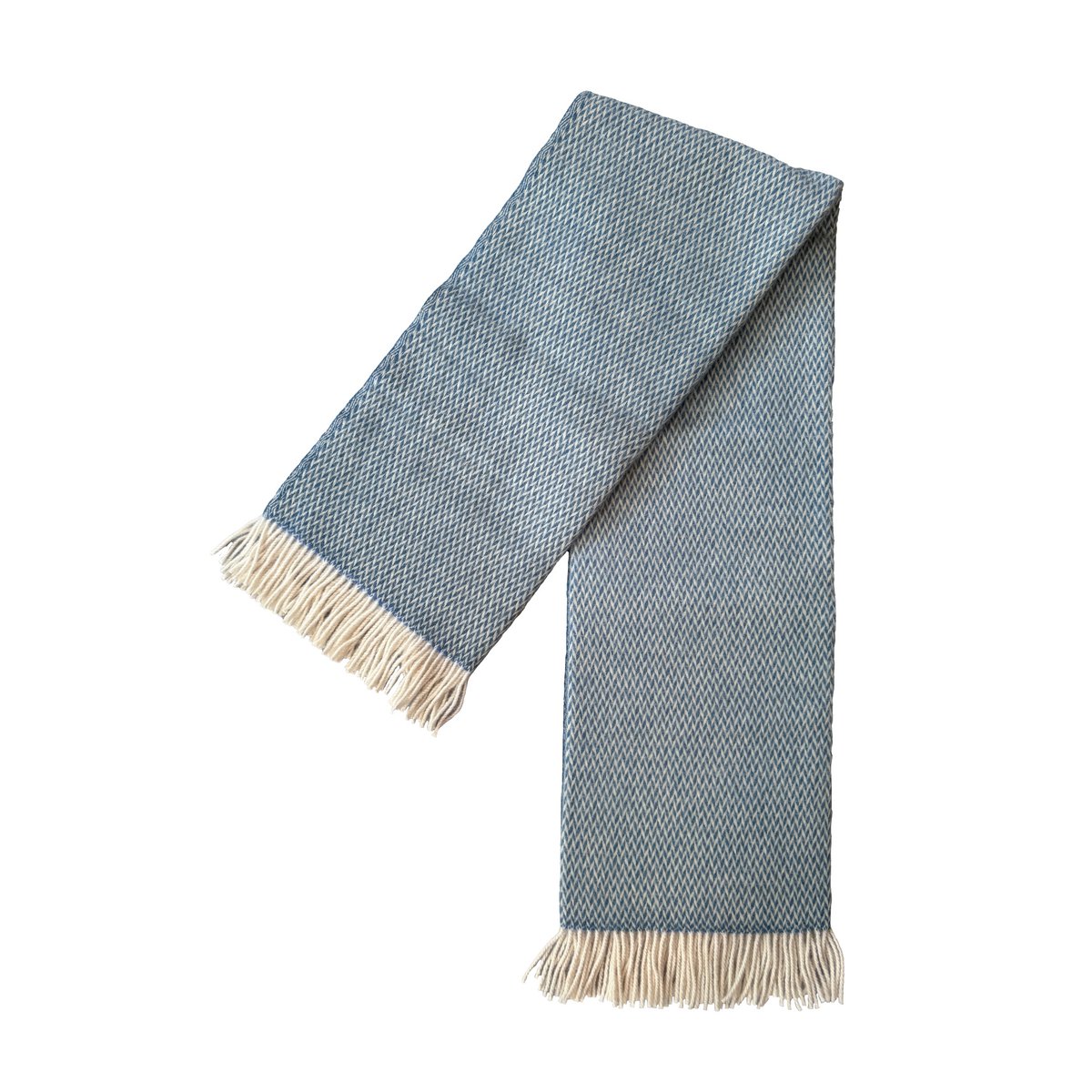 Fanny Blue Zachte lichtgewicht pure Noorse wollen deken - Afbeelding 2