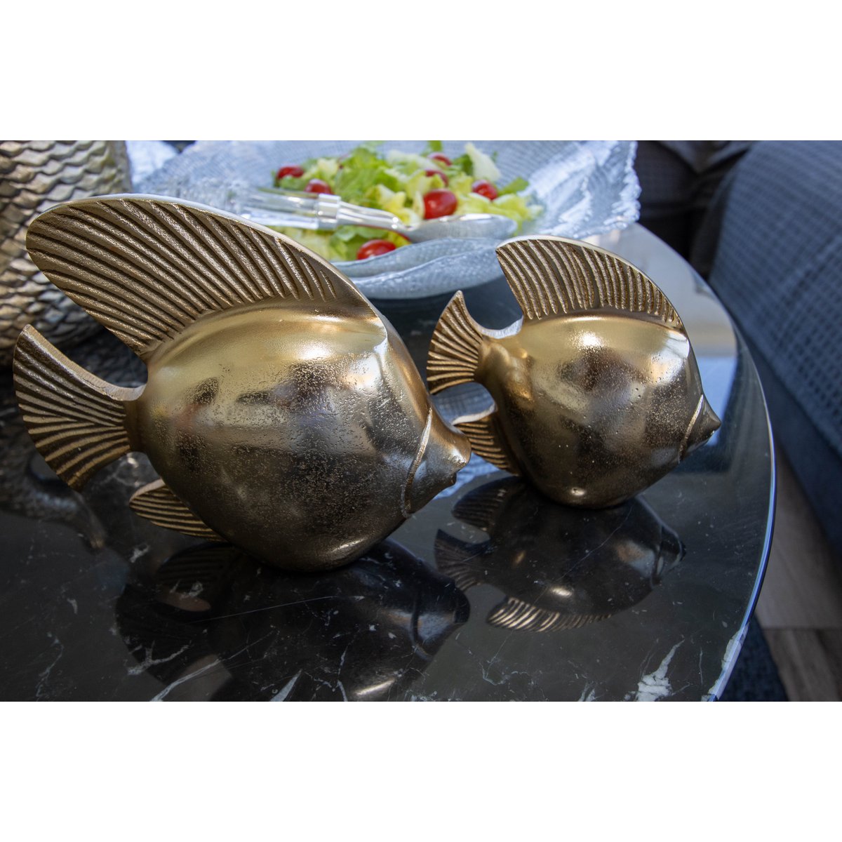 H15cm gouden decoratieve vis - Afbeelding 4