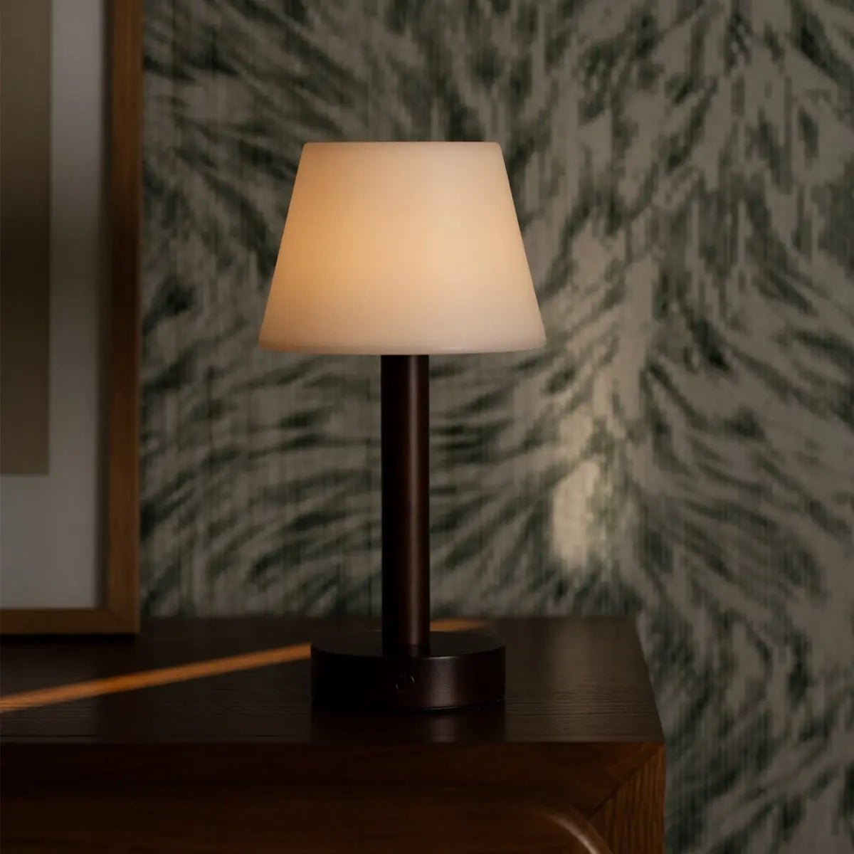 Zoë Donkerbruine Houten Oplaadbare Tafellamp | Dimbaar, USB-C, batterijduur van 80 uur - Afbeelding 13