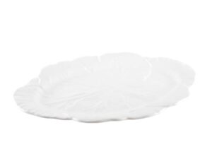 Wit ovaal gerecht in melamine 50x40x2cm