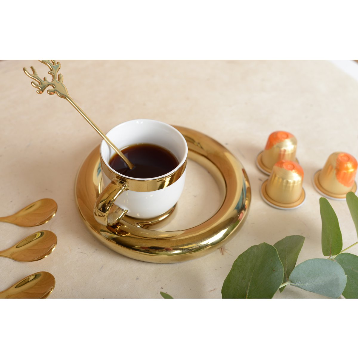 Cerf Golden Spoon - veel van 6 - Afbeelding 3