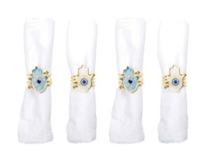 Set van 4 rondes handmobielen fatma