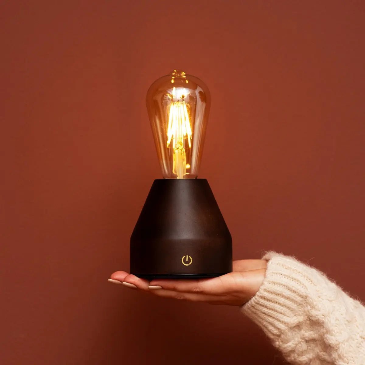 Zavi donkerbruine oplaadbare LED-tafellamp – draadloos, dimbaar, batterij met een levensduur van 80 uur - Afbeelding 8