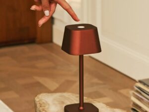 Ava Bronze - Oplaadbare tafellamp | Stijlvol, draadloos en dimbaar