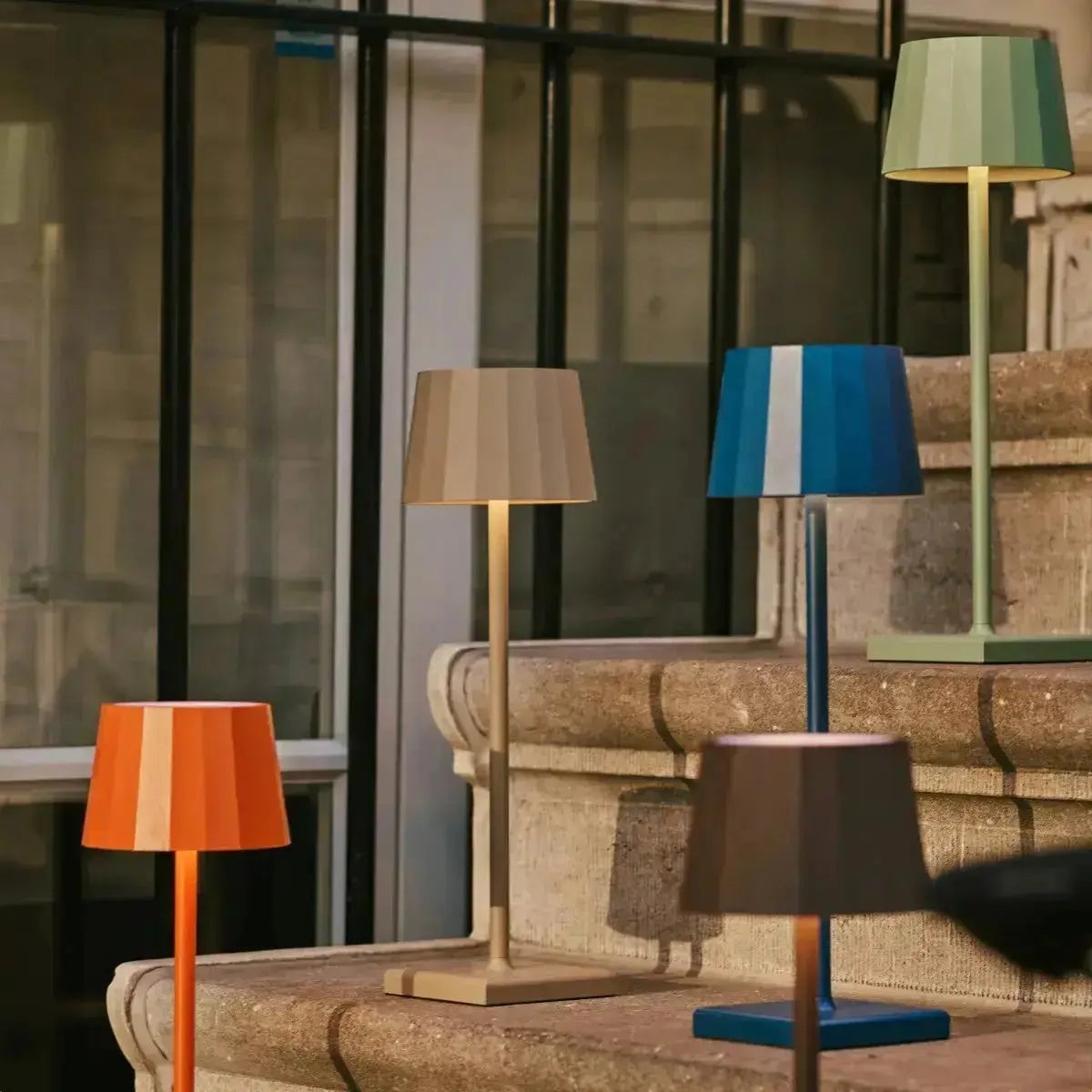 Wouter salie groen oplaadbare tafellamp-draadloos opladen, dimable, 120 uur batterijduur - Afbeelding 14