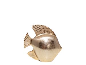 Gouden decoratieve vissen H19,5 cm