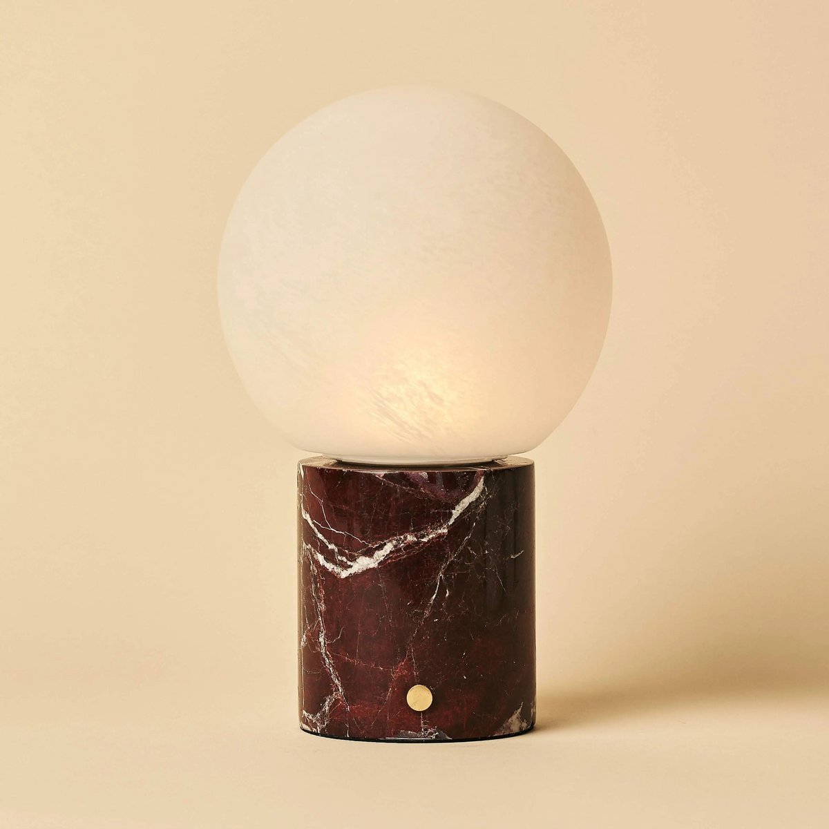 Metsu Rood / Rosso Levanto – Klassieke marmeren oplaadbare tafellamp met 3 lichtkleuren en dimfunctie - Afbeelding 8