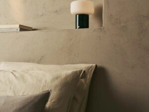 Renoir Green / Verde Alpi - Marmeren oplaadbare tafellamp - Draadloos, USB -oplaadbaar en tot 100 uur verlichting