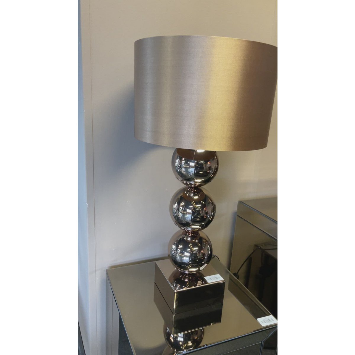 Bollamp Blokvoet Sepia - Afbeelding 4