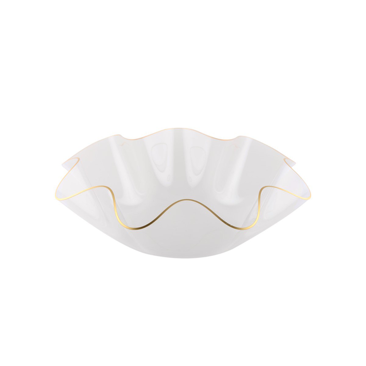 Acryl fruit gesneden 40 cm gouden rand