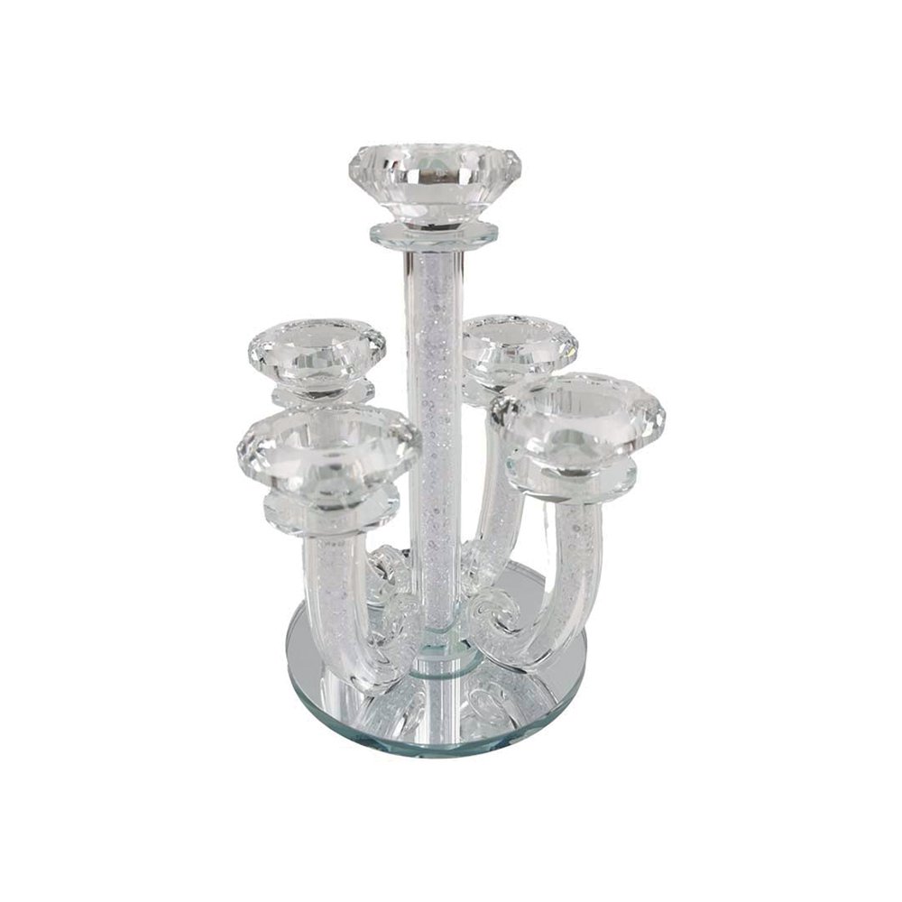 KRISTAL DIAMANT KANDELAAR 20X20X23CM