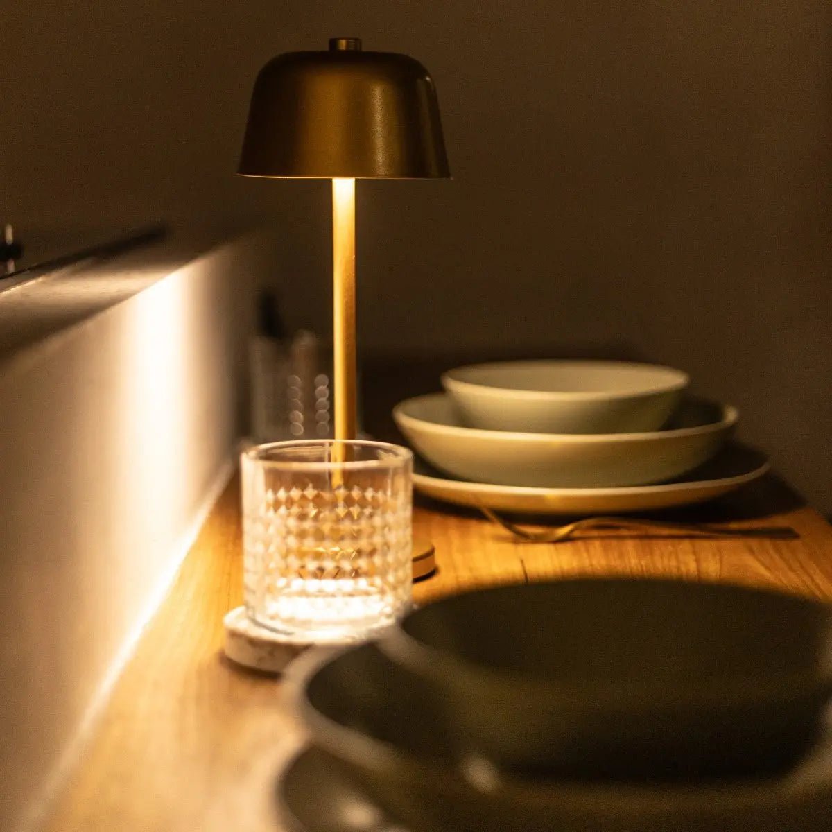 Anton Goud Oplaadbare Tafellamp - Afbeelding 8