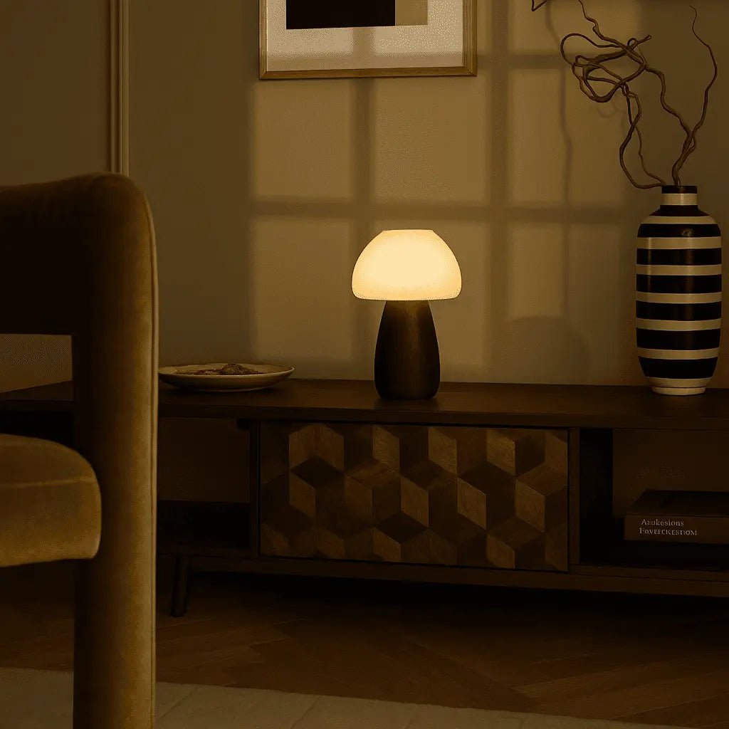 Bear Dark Bruin Stijlvol oplaadbare lamp-draadloos, dimbaar, milieuvriendelijk ontwerp - Afbeelding 5