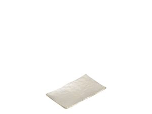 Rechthoekige witte decoratieve snit 25x16x2,5 cm