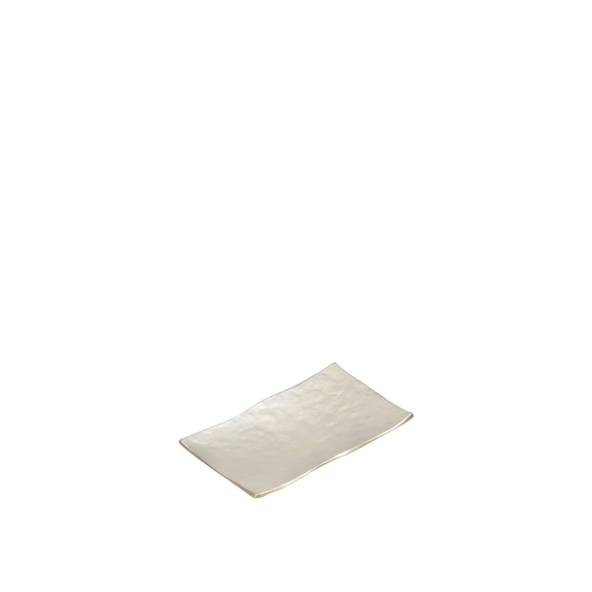 Rechthoekige witte decoratieve snit 25x16x2,5 cm