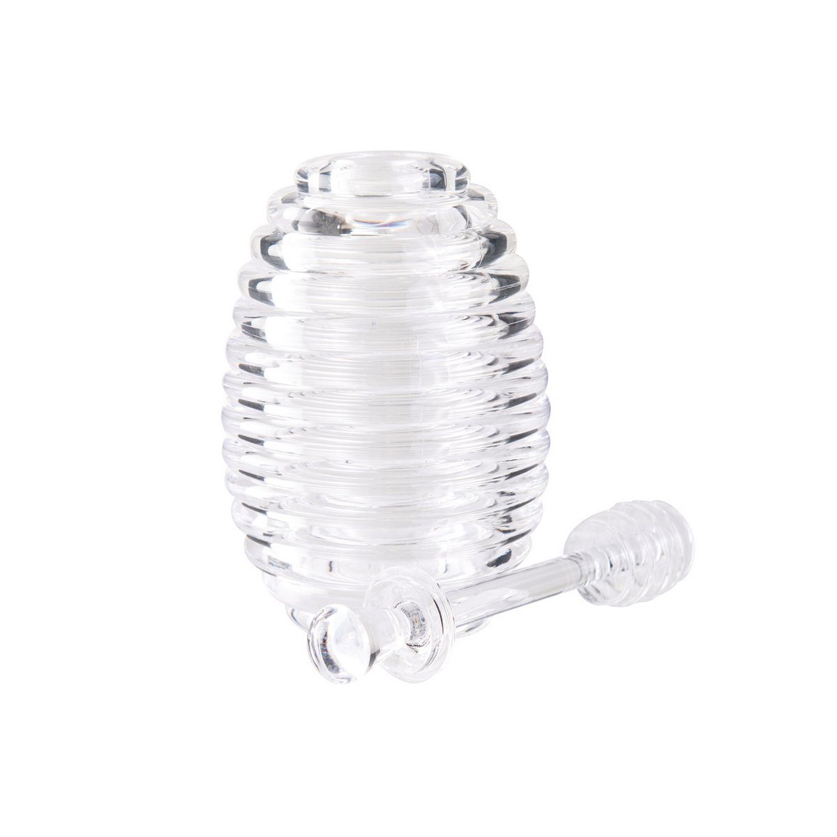 Honingpot met acryllepel 8,8x8,8x15 cm - Afbeelding 3