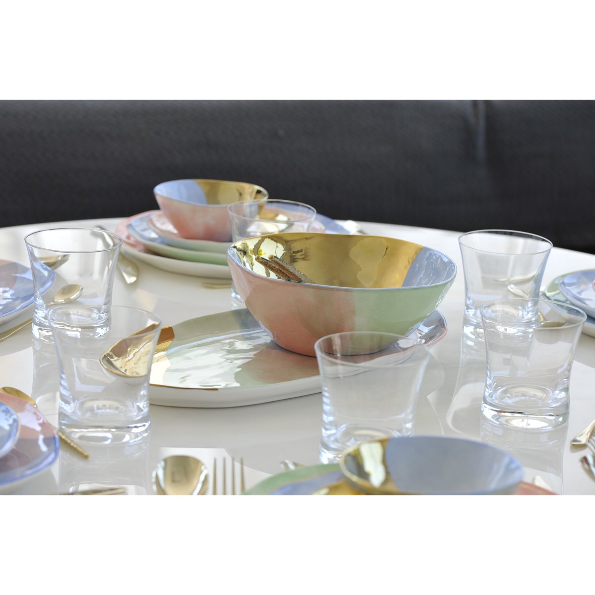 Tricolor Bowl 20 cm Paradise - Afbeelding 4