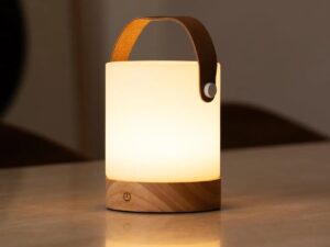 Avery lichtbruin oplaadbare taflamp-draadloos, dimable en USB-C