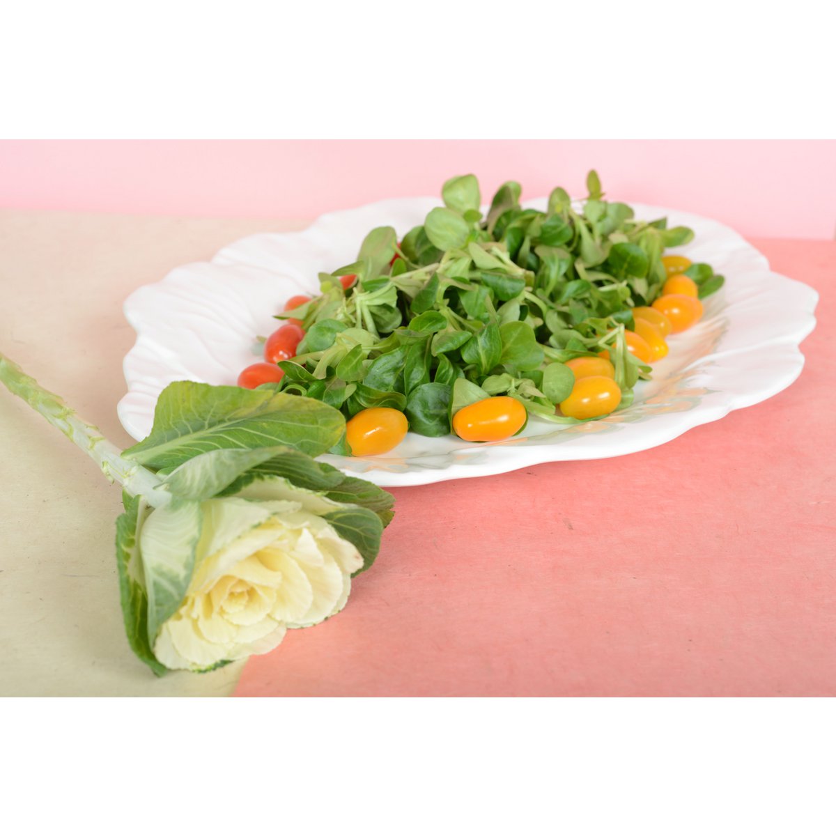 Wit ovaal gerecht in melamine 50x40x2cm - Afbeelding 3