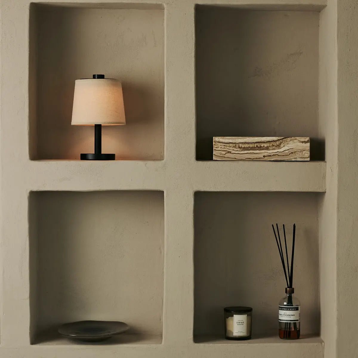 Rover zwarte houten lamp - oplaadbare, draadloze en dimbare schaduw - Afbeelding 7