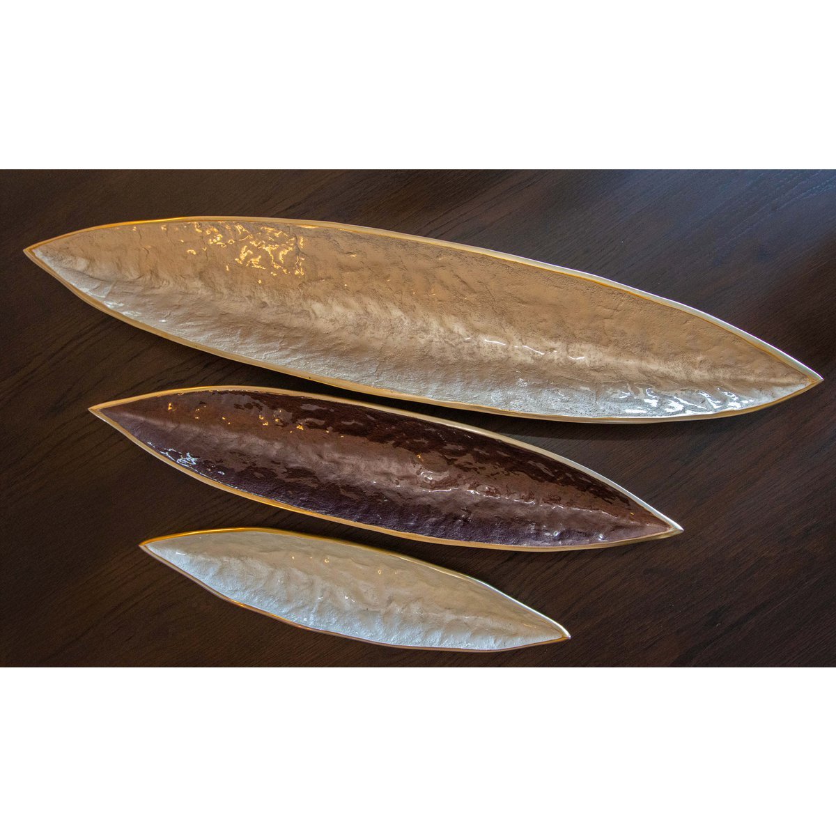 Aluminium bruin decoratief snit 69,5x14x4,5 cm - Afbeelding 2