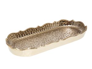 Gouden rechthoekige kopje 30x13x3,5 cm