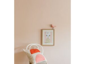 Mona kussen-dekroze roze, punch naald borduurwerk