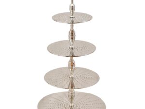 Zilver 4 -verhalende dienaar h.73cm