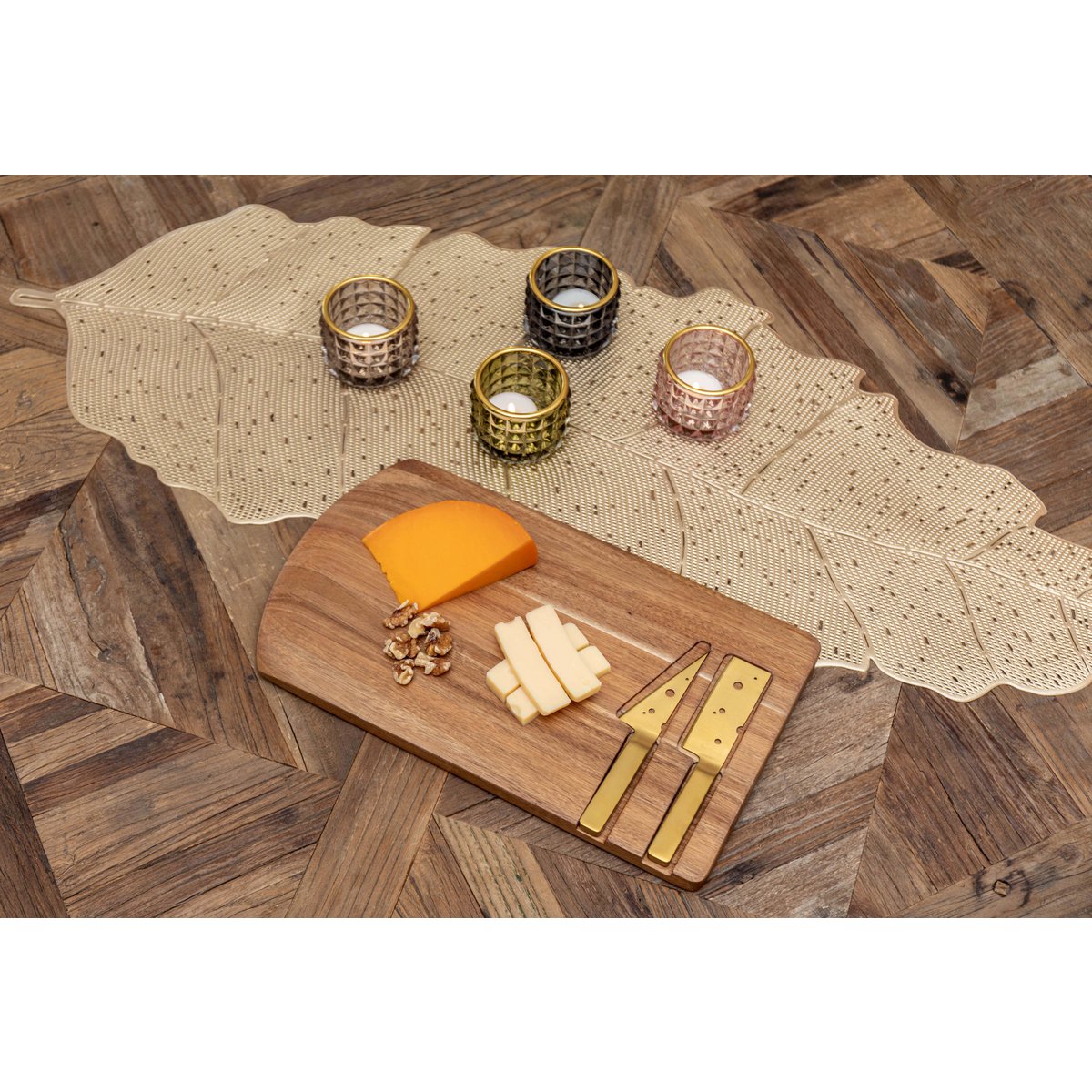 90x34cm Golden Sheet Table Runner - Afbeelding 3