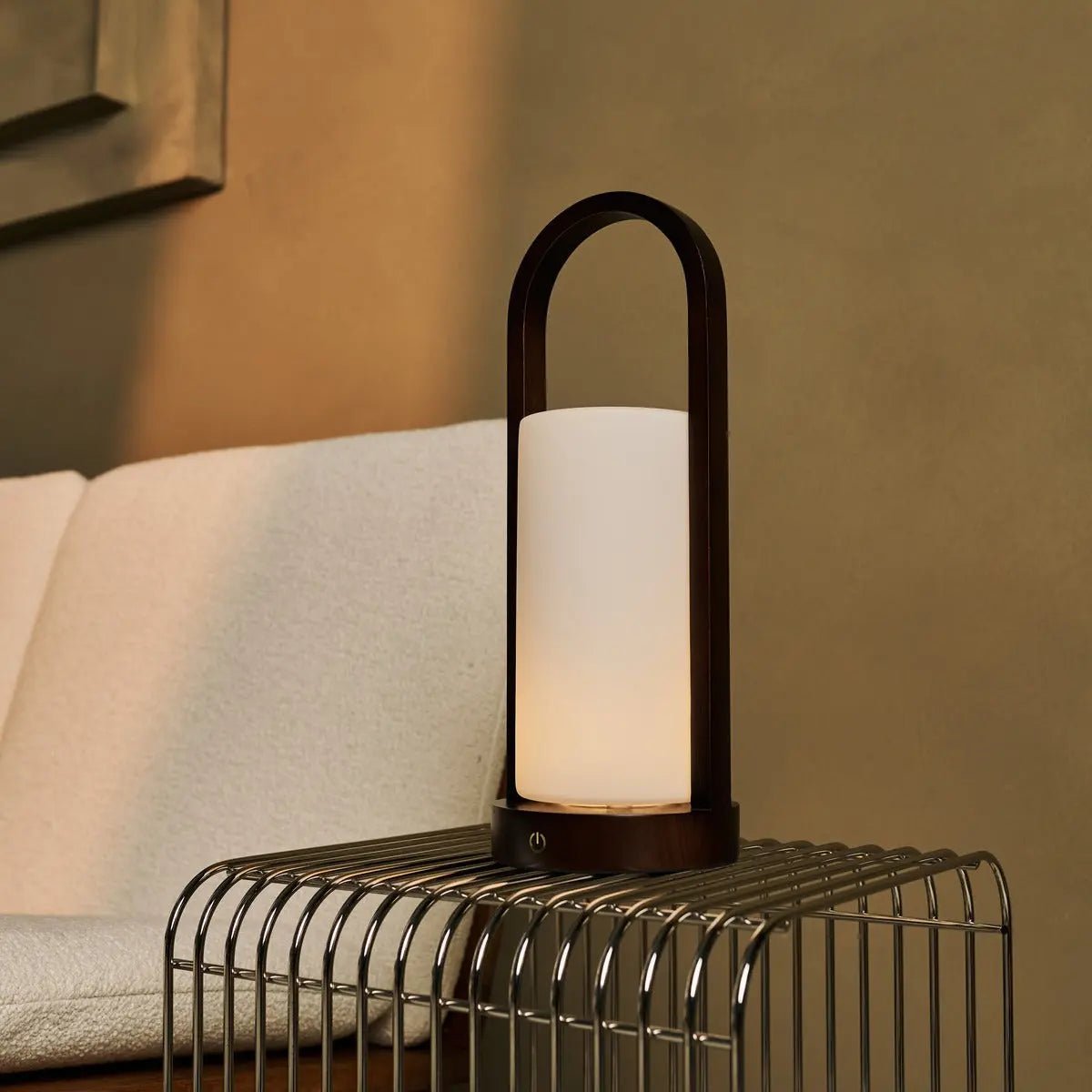 Evie Donkerbruine Oplaadbare Houten Tafellamp – Dimbaar & Snoerloos - Afbeelding 7