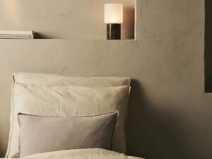 Cuyp Brown / Emperador Dark - Marble Laidable Table Lamp - Draadloos, USB -oplaadbaar en maximaal 100 uur looptijd