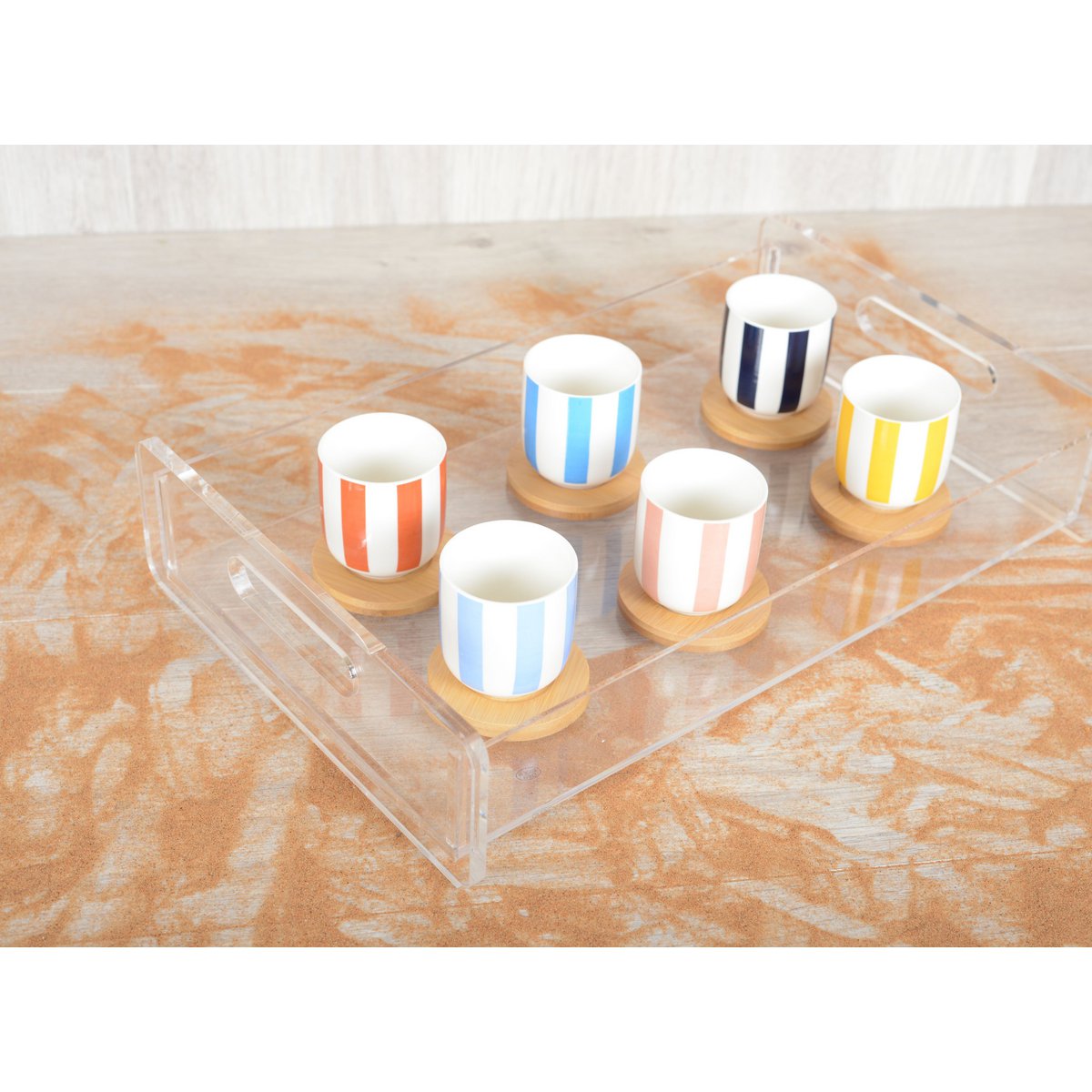 Houten krassen en substasisbekers - veel van 6 - Afbeelding 4