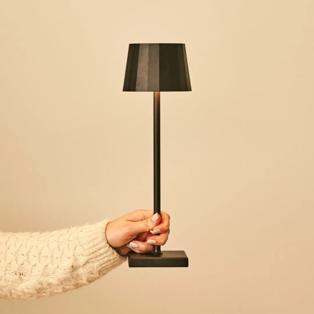 William Black oplaadbare ijzeren tafellamp – 120 uur batterij, dimbaar, opladen via USB-C - Afbeelding 14