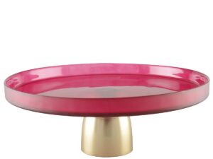 Raspberry Cake Dish Dore 21x21x8cm